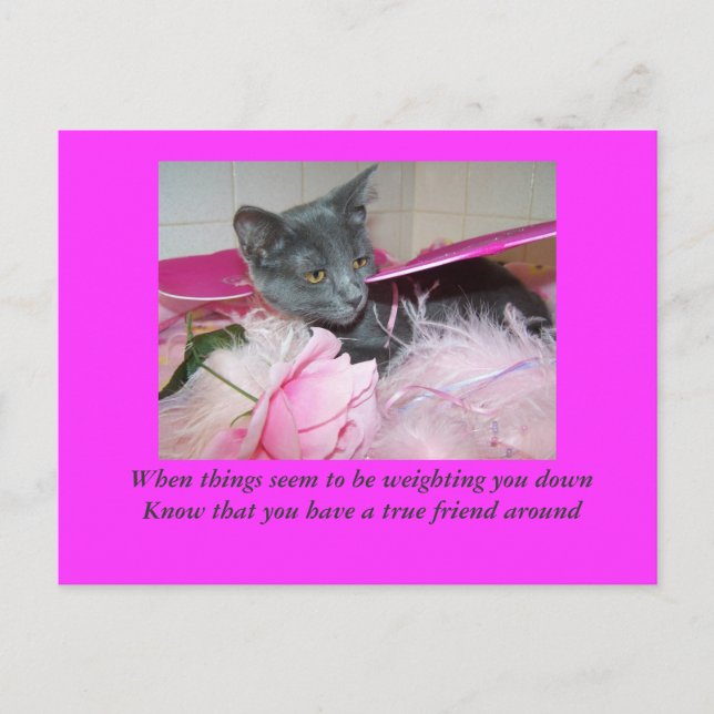 Postal cartão de dia ruim. (Frente)