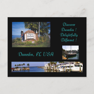 Postal Cartão de Dunedin Florida Torism