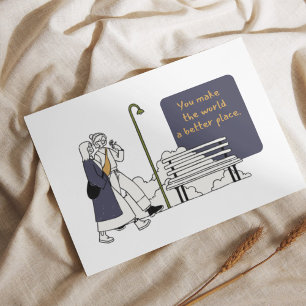 Postal Cartão de encorajamento