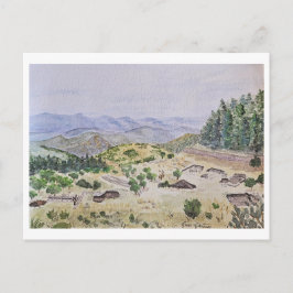 Postal Cartão de Escavação Arqueológica do Mt. Lykaion