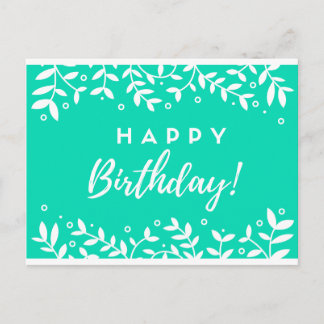 Postal Cartão de Feliz Aniversário