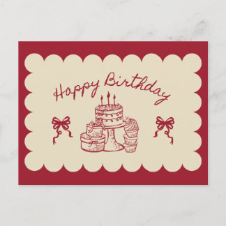 Postal Cartão de Feliz Aniversário | Cartão de Parabéns