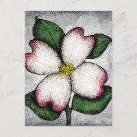 Cartão de Flor de Dogwood