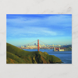 Postal Cartão de golden gate bridge