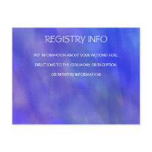 CARTÃO DE INFORMAÇÃO ROXO DA AGUARELA