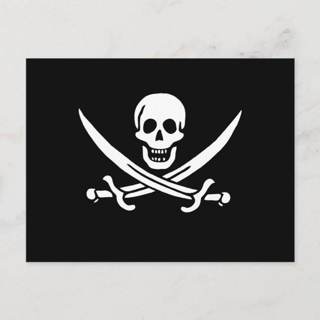 Postal Cartão de Jack Rackham (Frente)