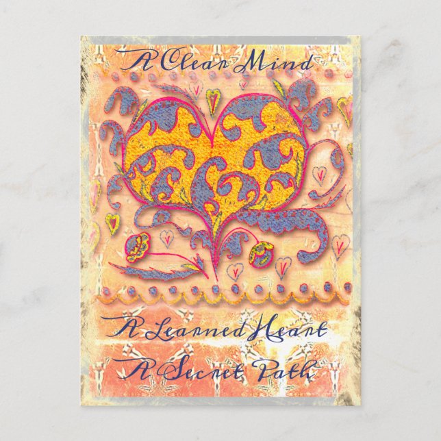 Postal Cartão De Junção N.O 17: Leve A Mente, Aprendendo  (Frente)