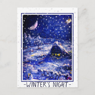 Postal Cartão de Junção n.o 49: Noite de inverno. Moon Cr