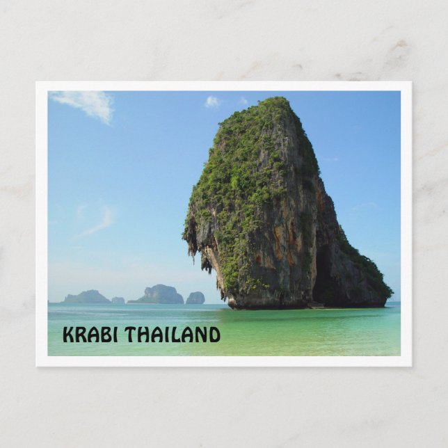 Postal Cartão de Krabi Tailândia (Frente)