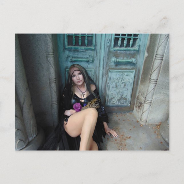 Postal Cartão de lamentação da estrela de Vamplified (Frente)