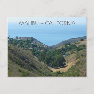 Postal Cartão de Malibu!