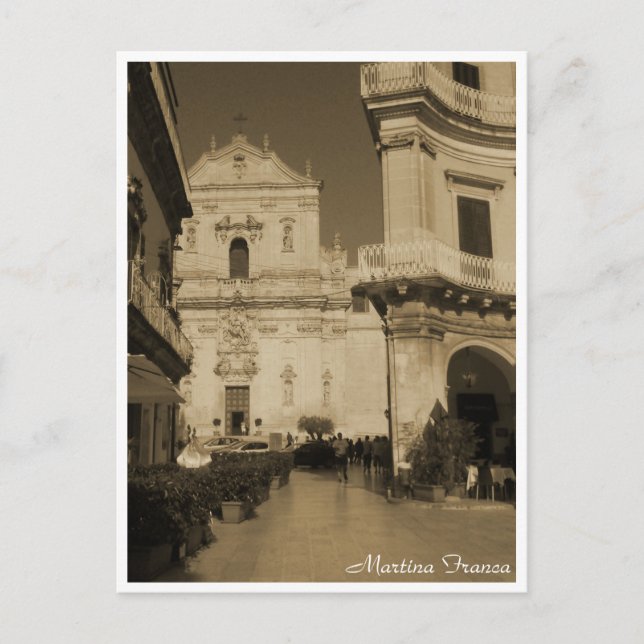 Postal Cartão de Martina Franca (Frente)