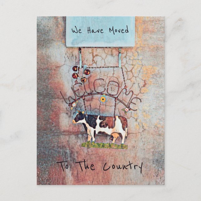 Postal Cartão de Movimento da Fazenda Ocidental para a Rú (Frente)