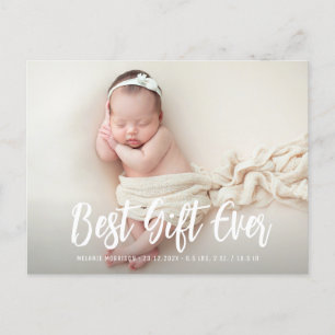 Postal Cartão de nascimento de Natal