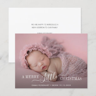 Postal cartão de nascimento de natalidade de natalidade