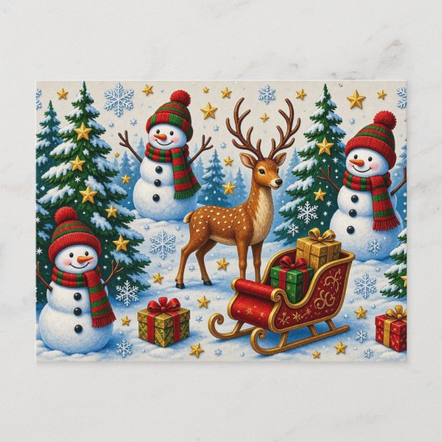 Postal Cartão de Natal (Frente)
