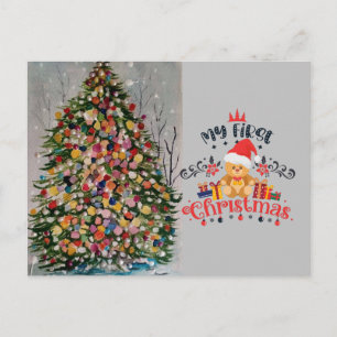 POSTAL CARTÃO DE NATAL ÁRVORE DE NATAL