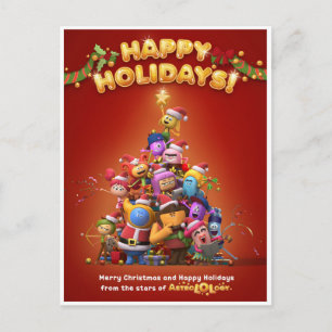 Postal Cartão de Natal AstroLOLogia 