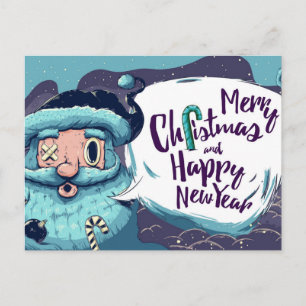 Postal Cartão de Natal Fofo