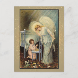 Postal Cartão de Natal Religioso Vintage