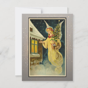 Postal Cartão de Natal Religioso Vintage