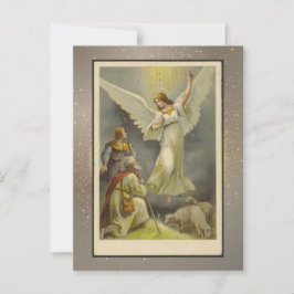 Postal Cartão de Natal Religioso Vintage