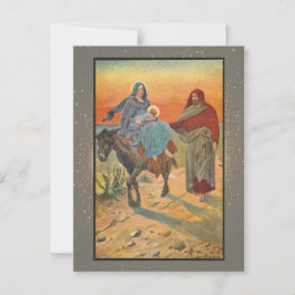 Postal Cartão de Natal Religioso Vintage