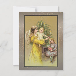 Postal Cartão de Natal Religioso Vintage