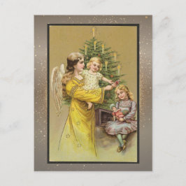 Postal Cartão de Natal Religioso Vintage