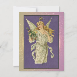 Postal Cartão de Natal Religioso Vintage