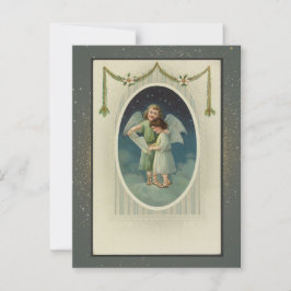 Postal Cartão de Natal Religioso Vintage