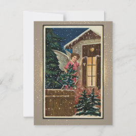 Postal Cartão de Natal Religioso Vintage
