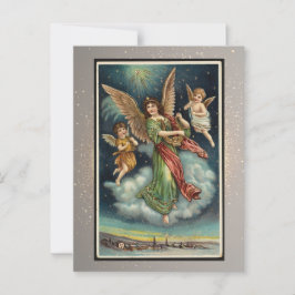 Postal Cartão de Natal Religioso Vintage