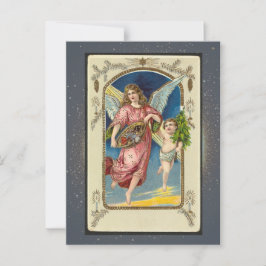 Postal Cartão de Natal Religioso Vintage