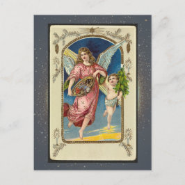 Postal Cartão de Natal Religioso Vintage