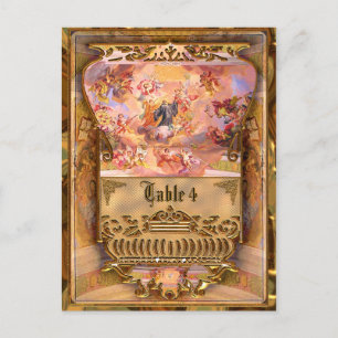 Postal Cartão de Número de Tabela Vitoriana Chaussée-d'An