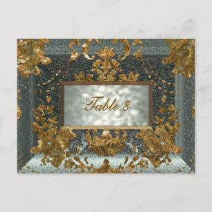 Postal Cartão de Número de Tabela Vitoriana Reed Beaumano