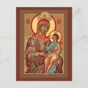 Postal Cartão de Oração da Mãe de Deus do Arizona
