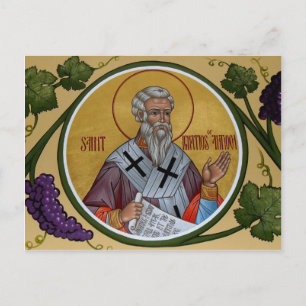 Postal Cartão de Oração de S. Inácio de Antioquia