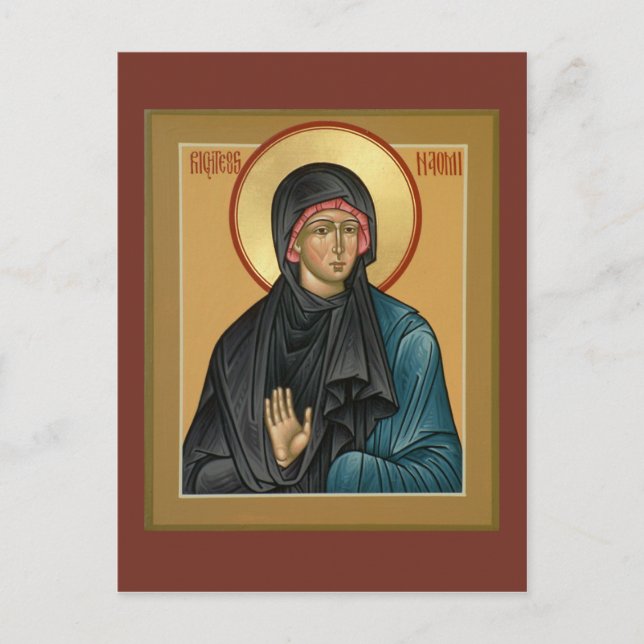 Postal Cartão de Oração Naomi Justo (Frente)