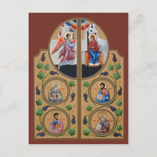 Postal Cartão de Oração Real de Portas
