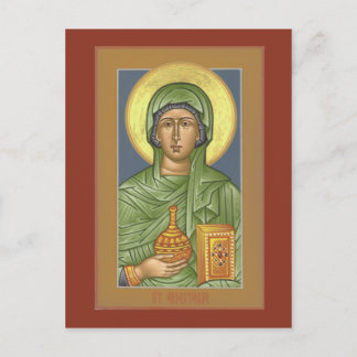 Postal Cartão de Oração santo Anastasia