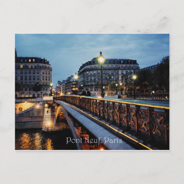 Postal Cartão de Paris (Frente)