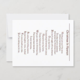 Postal Cartão de Perdão de um Ente Querido