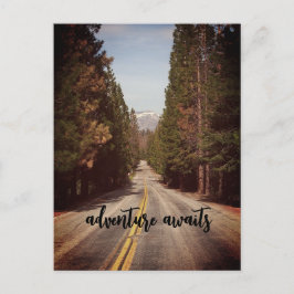 Postal Cartão de Posto Adventure Aguarda