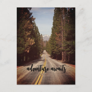 Postal Cartão de Posto Adventure Aguarda