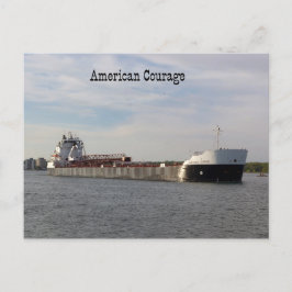 Postal Cartão de posto American Courage