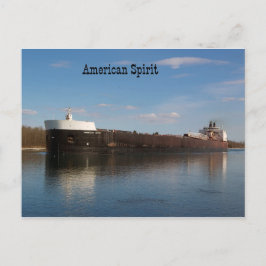 Postal Cartão de posto American Spirit