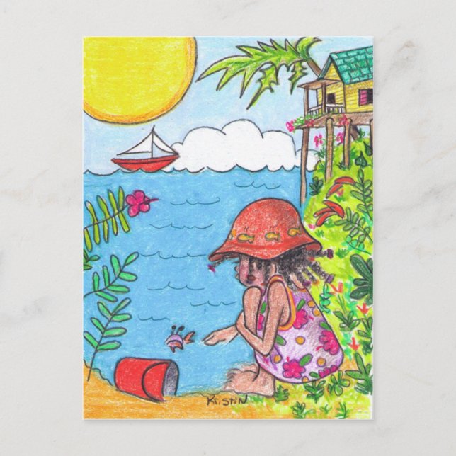 Postal Cartão de posto Amigas (Frente)