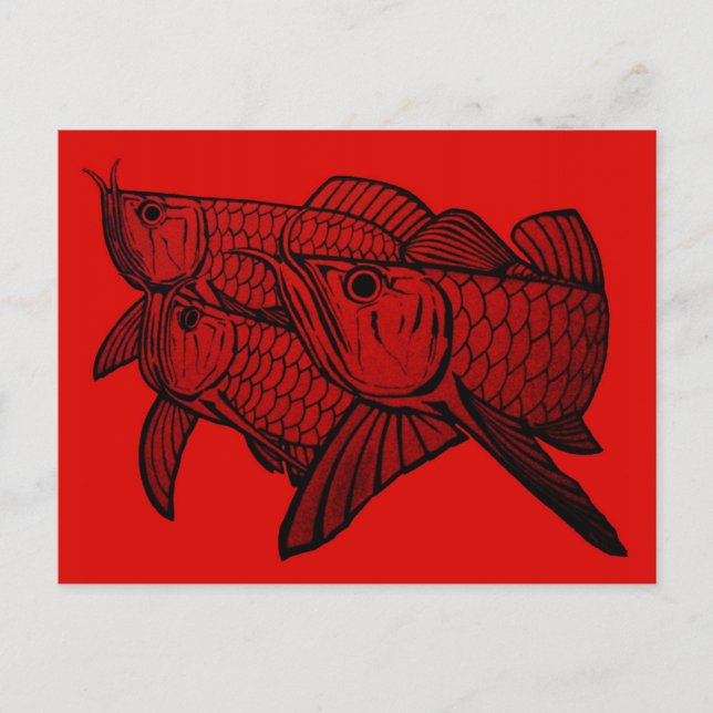 Postal Cartão de Posto Arowana (Frente)